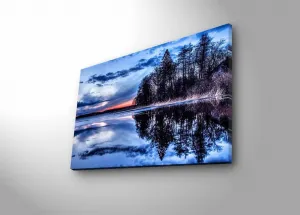 Wallity Obraz s LED osvetlením JAZERO 13 45 x 70 cm