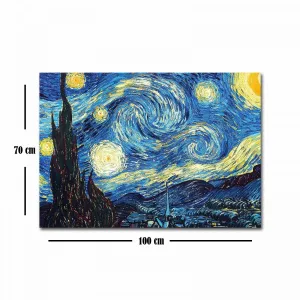 Hanah Home Obrázok HVIEZDNA NOC od V. V. GOGH 70x100 cm