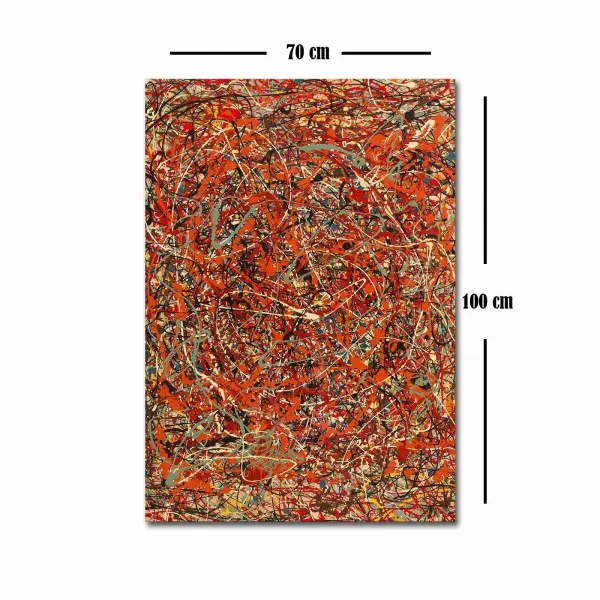 Hanah Home Obraz THE FURY od J. POLLOCKA100x70 cm