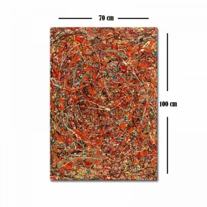 Hanah Home Obraz THE FURY od J. POLLOCKA100x70 cm