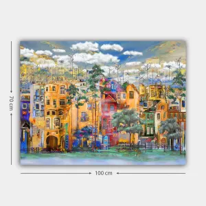 Hanah Home Obraz SEASIDE CITY 70x100 cm