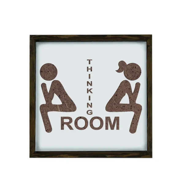 Hanah Home Obrázok Thinking Room 34x34 cm