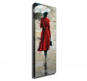 Hanah Home Obraz Woman In Red 30x80 cm