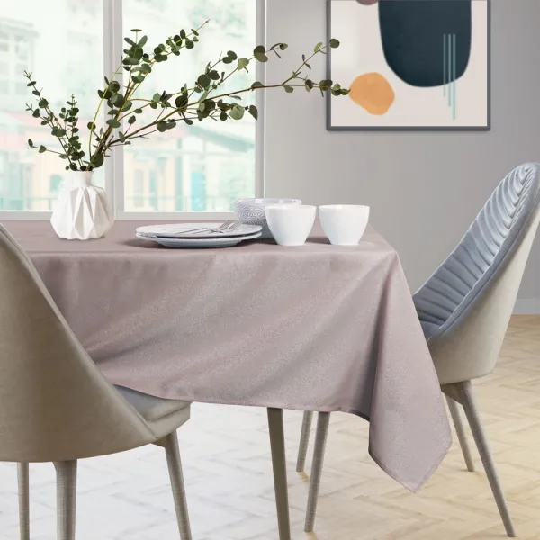 Obrus AmeliaHome EMPIRE staroružový, veľkosť 155x155