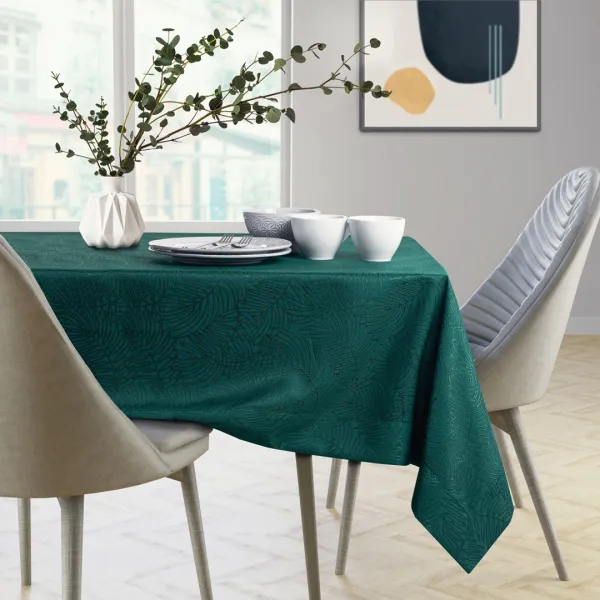 Obrus AmeliaHome GAIA BRD tmavozelený, veľkosť 30x80