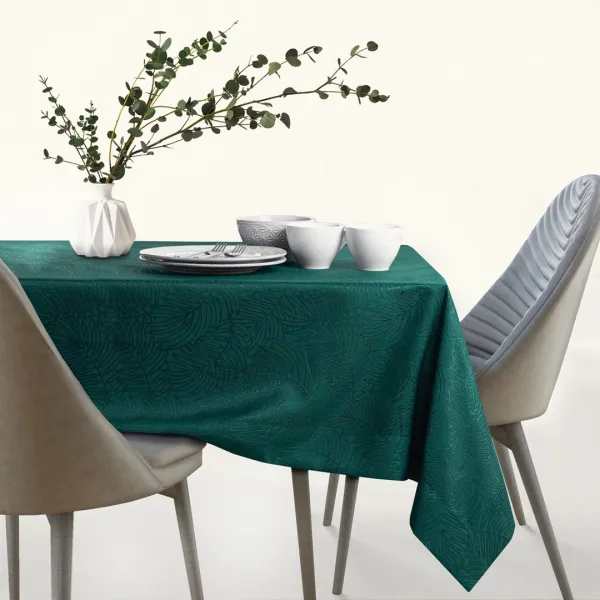 Obrus AmeliaHome GAIA BRD tmavozelený, veľkosť 30x80