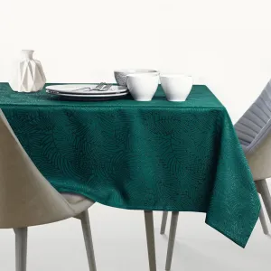 Obrus AmeliaHome GAIA tmavozelený, veľkosť 155x155