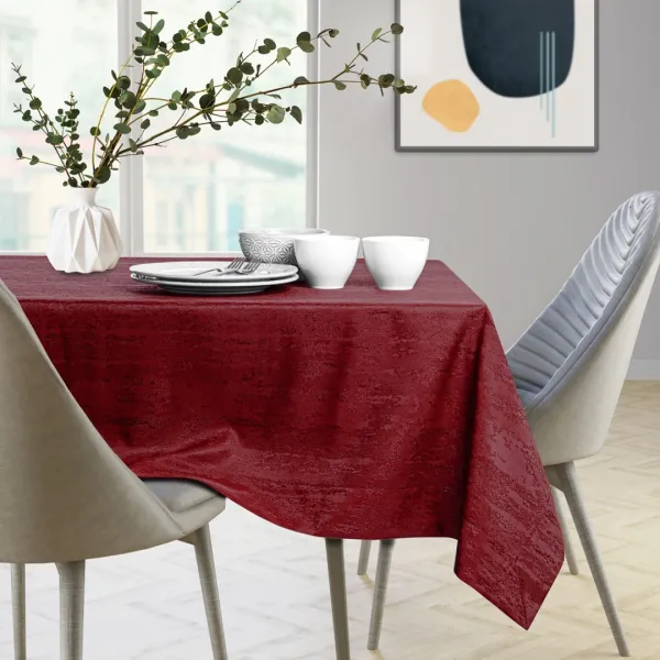 Obrus AmeliaHome VESTA BRD vínový, veľkosť 80x80