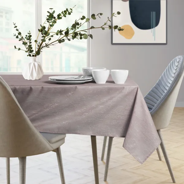 Běhoun na stůl AmeliaHome VESTA pudrově růžový, veľkosť 30x100