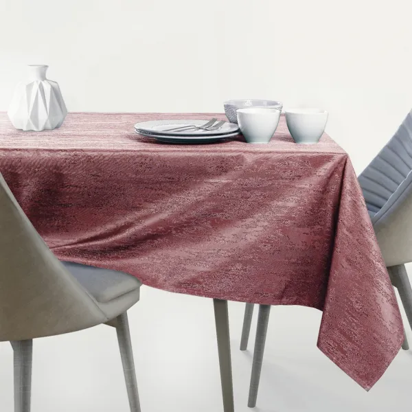 Obrus AmeliaHome VESTA staroružový, veľkosť 155x155