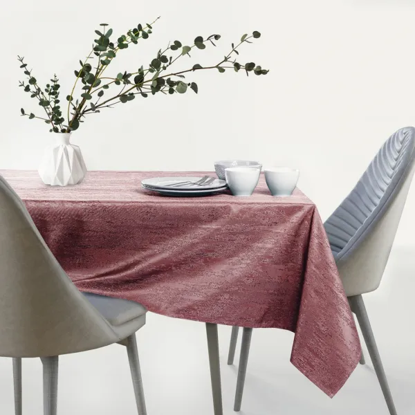 Obrus AmeliaHome VESTA staroružový, veľkosť 155x155