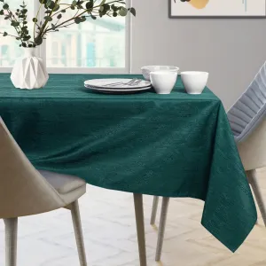 Obrus AmeliaHome VESTA tmavozelený, veľkosť 155x155