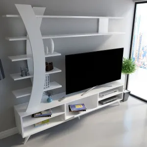Kalune Design Obývacia stena DURU 180 cm biela
