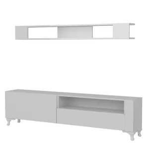 TV skrinka / Obývacia stena Kar - White