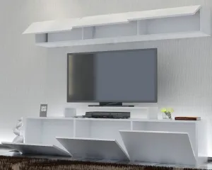 Kalune Design Obývací stěna LINIE 180 cm bílá