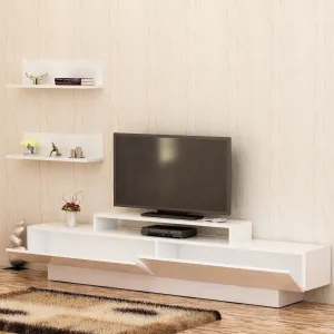 ASIR TV stolík LUCCA TV biely