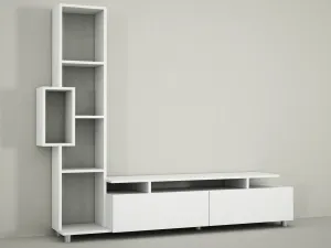 TV skrinka / Obývacia stena Tulip - White