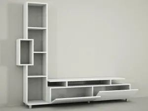 TV skrinka / Obývacia stena Tulip - White