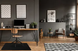 Ochranná podložka na kreslo 120x90 cm 0,5 mm čierna