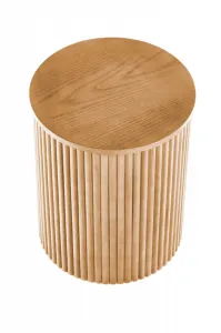 HALMAR Odkládací stolek WOODY 40 cm hnědý