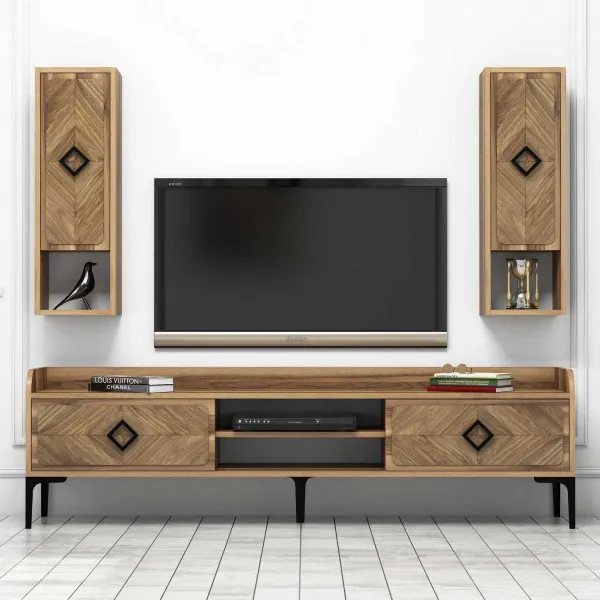 TV skrinka / Obývacia stena Samba - Walnut