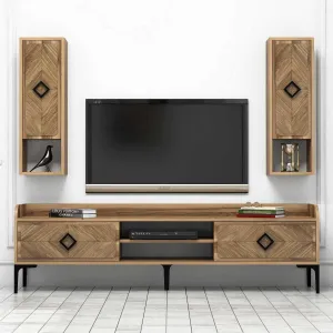 TV skrinka / Obývacia stena Samba - Walnut