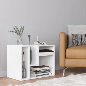 Kalune Design Odkladací stolík Abies biely