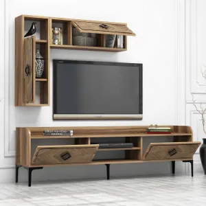TV skrinka / Obývacia stena Samba - Walnut
