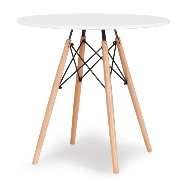 Wellhox Jedálenský stôl moderný jedálenský kuchynský stôl 80 cm