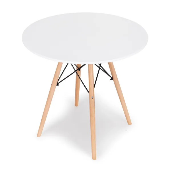 Wellhox Jedálenský stôl moderný jedálenský kuchynský stôl 80 cm