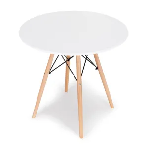 Wellhox Jedálenský stôl moderný jedálenský kuchynský stôl 80 cm