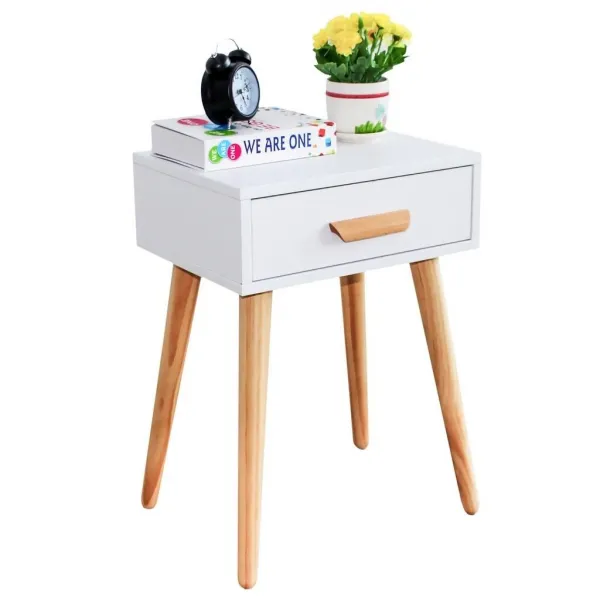 MODERNHOME Odkladací stolík July biely
