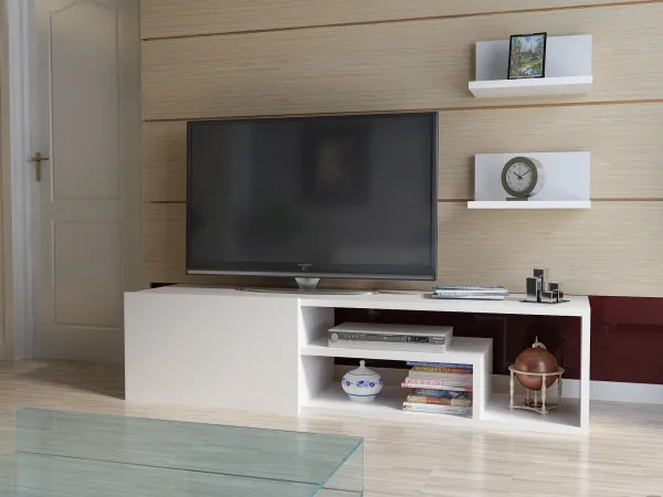 Hanah Home Obývacia stena Zeplin biela
