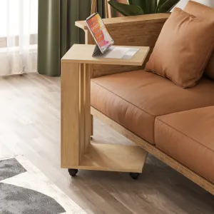 Odkládací stolek Houseland Edi dub safírový
