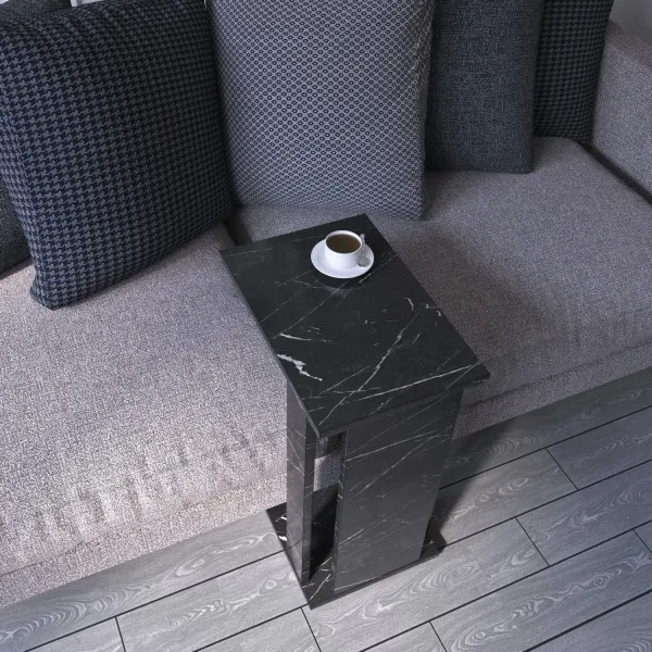 Kalune Design Odkladací stolík Pasific čierny
