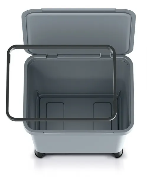 Prosperplast Odpadkový kôš SYSTEMO 29 L sivý