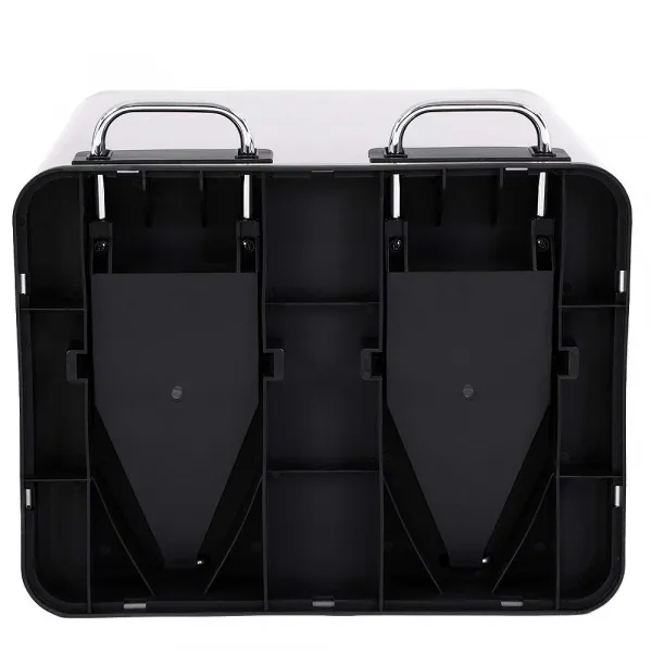 SONGMICS Odpadkový kôš Rubax 2 x 15 L strieborno-čierny