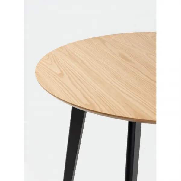 Actona Okrúhly jedálenský stôl Roxy 105 cm hnedý/čierna