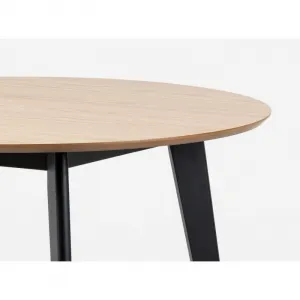 Actona Okrúhly jedálenský stôl Roxy 105 cm hnedý/čierna