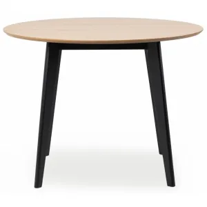 Actona Okrúhly jedálenský stôl Roxy 105 cm hnedý/čierna