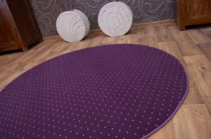 Dywany Lusczow Okrúhly koberec AKTUA Breny fialový, veľkosť kruh 150