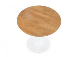 HALMAR Okrúhly jedálenský stôl Ting zlatý dub biely
