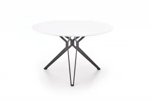 HALMAR Okrúhly jedálenský stôl Unit biely