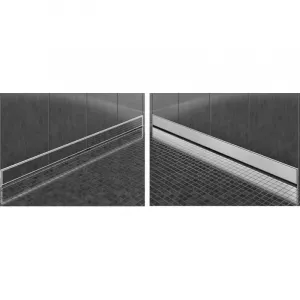 Odvodňovací žľab pre bočnú stenu MEXEN FLAT WALL 120 cm
