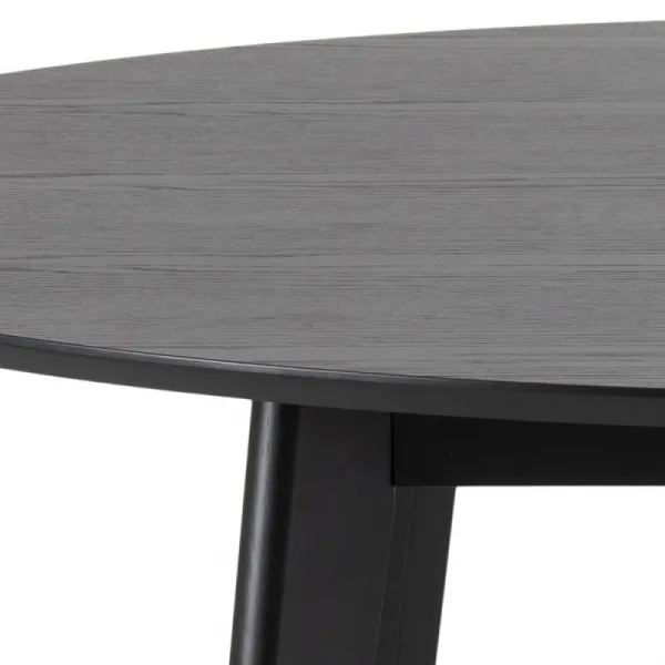 Actona Okrúhly jedálenský stôl 140 cm Roxby čierny