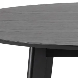 Actona Okrúhly jedálenský stôl 140 cm Roxby čierny