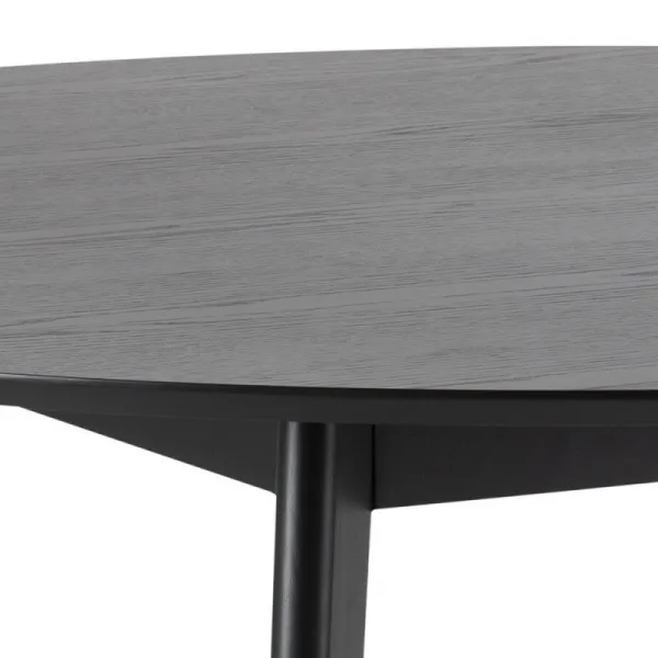 Actona Okrúhly jedálenský stôl 140 cm Roxby čierny