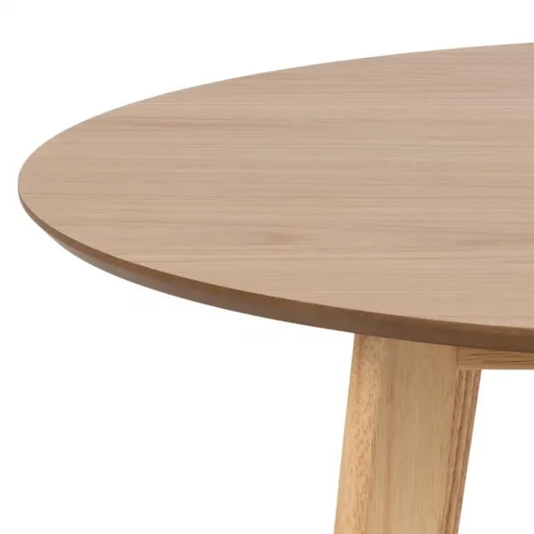 Actona Okrúhly jedálenský stôl Roxby 105 cm hnedý