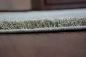 Dywany Lusczow Okrúhly koberec SHAGGY MICRO zelený, veľkosť kruh 80