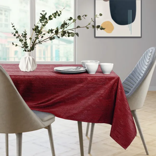 Obrus AmeliaHome VESTA vínový, veľkosť 155x155